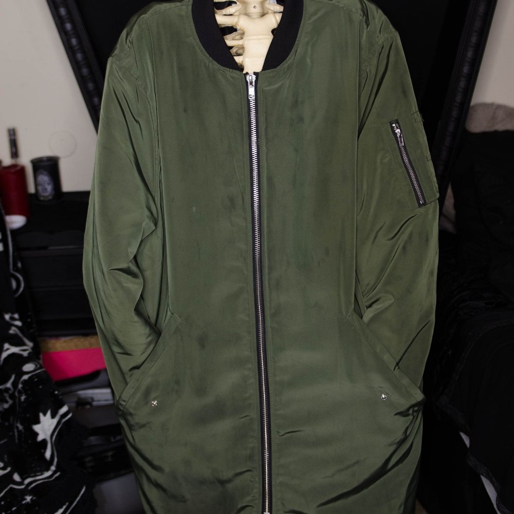 Long Bomber Jacket